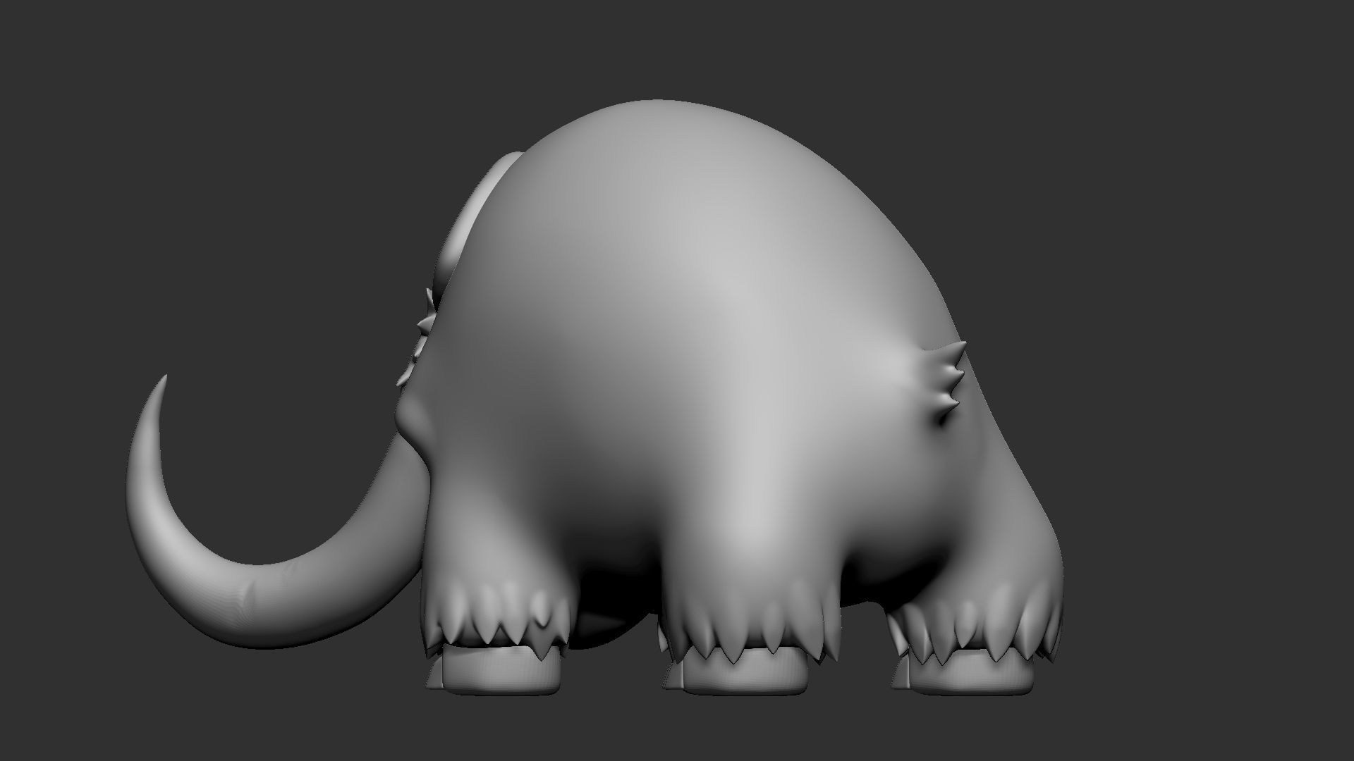 pokemo mamoswine 3D print model_6