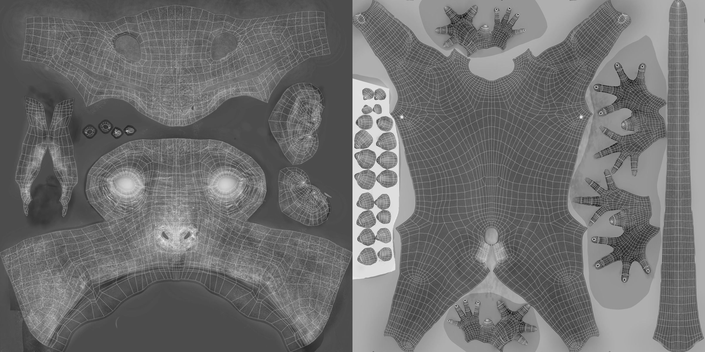 Gray langur Animated VFX Grace 3D model_18