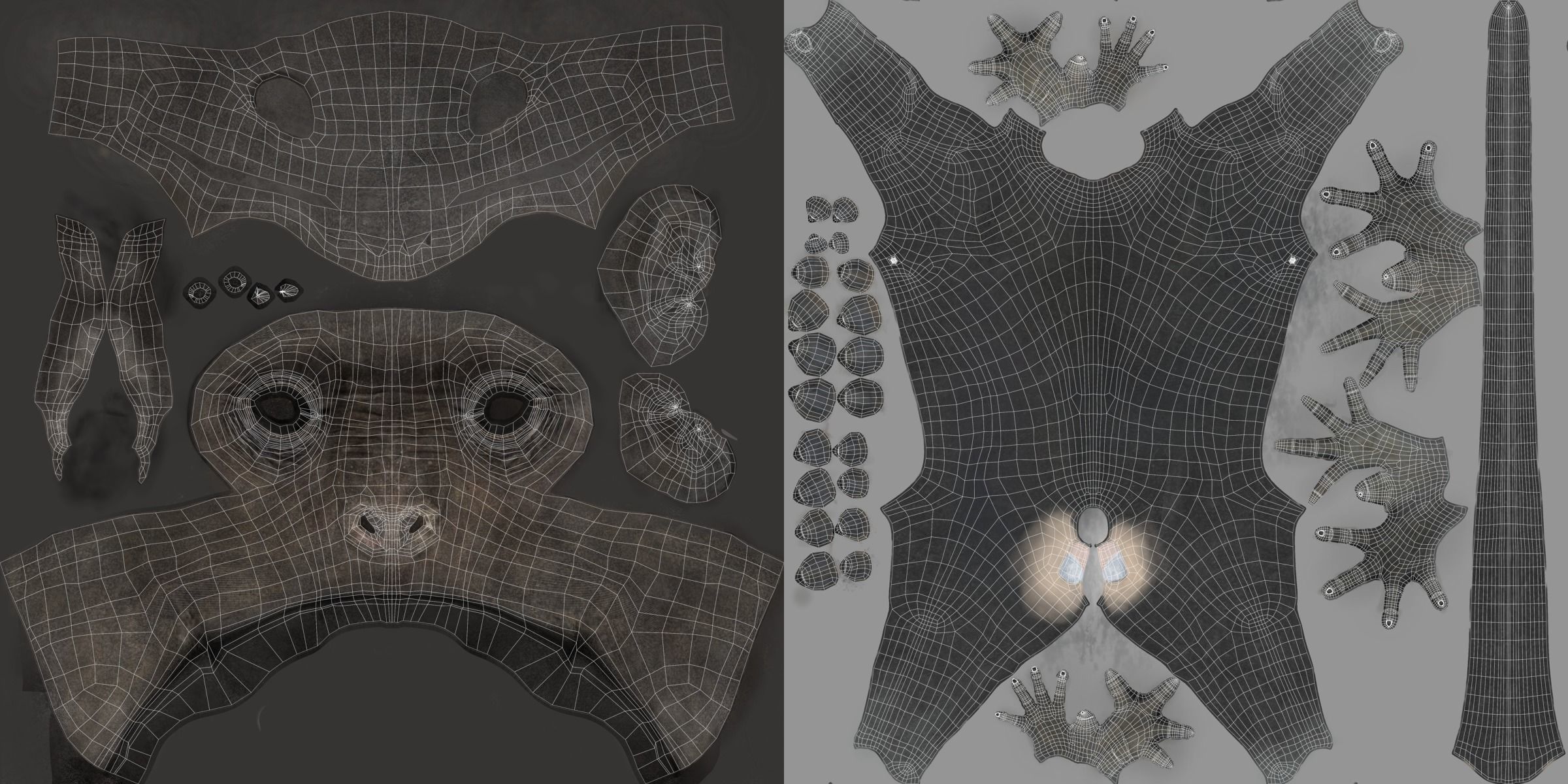 Gray langur Animated VFX Grace 3D model_20