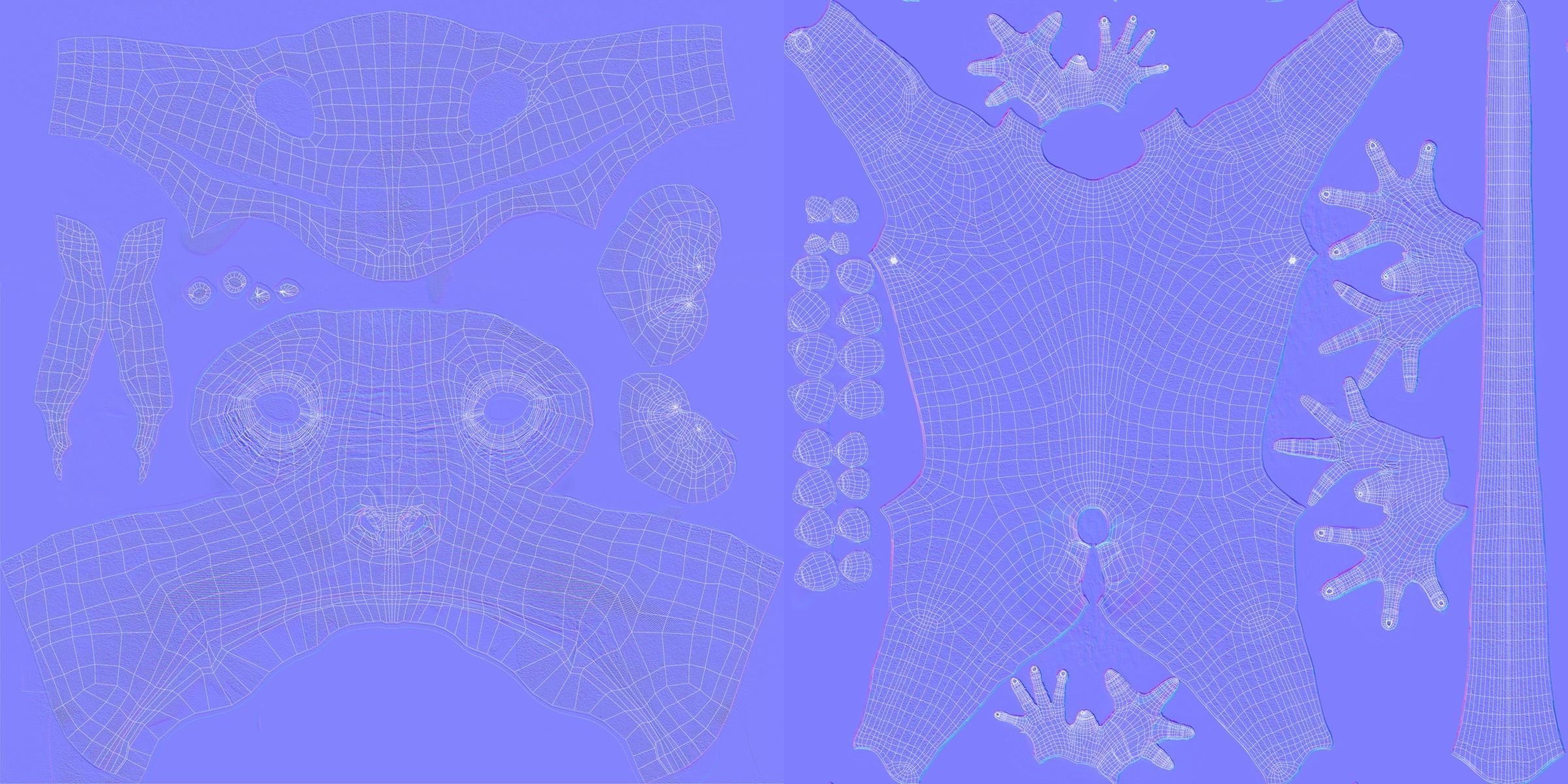 Gray langur Animated VFX Grace 3D model_21