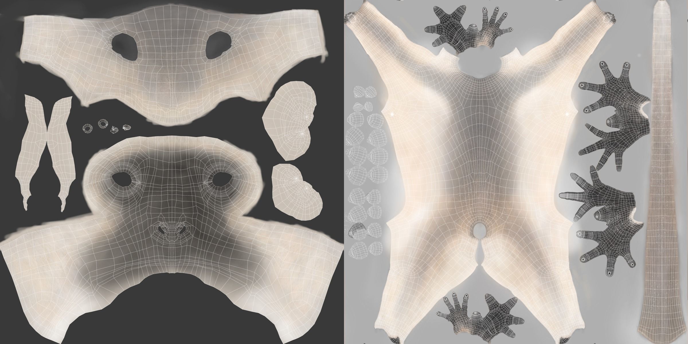 Gray langur Animated VFX Grace 3D model_17