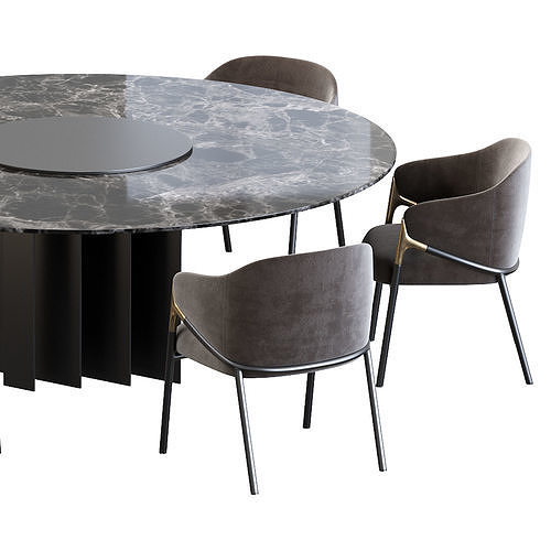 Hammer Guest Side Seating and Exlis Amura Complements 3D model 7