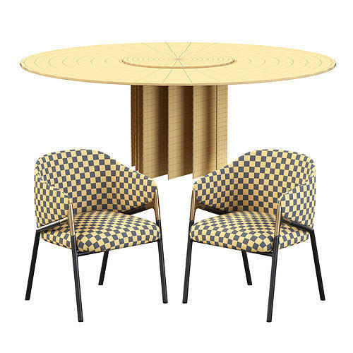 Hammer Guest Side Seating and Exlis Amura Complements 3D model 5