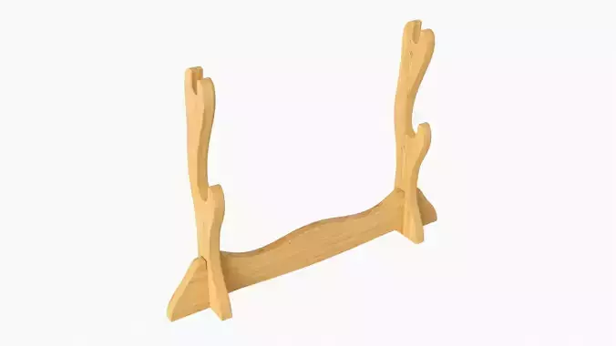 Katana wooden stand 01