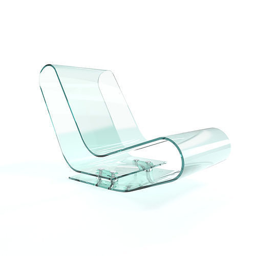 Glass Armchair 3D model