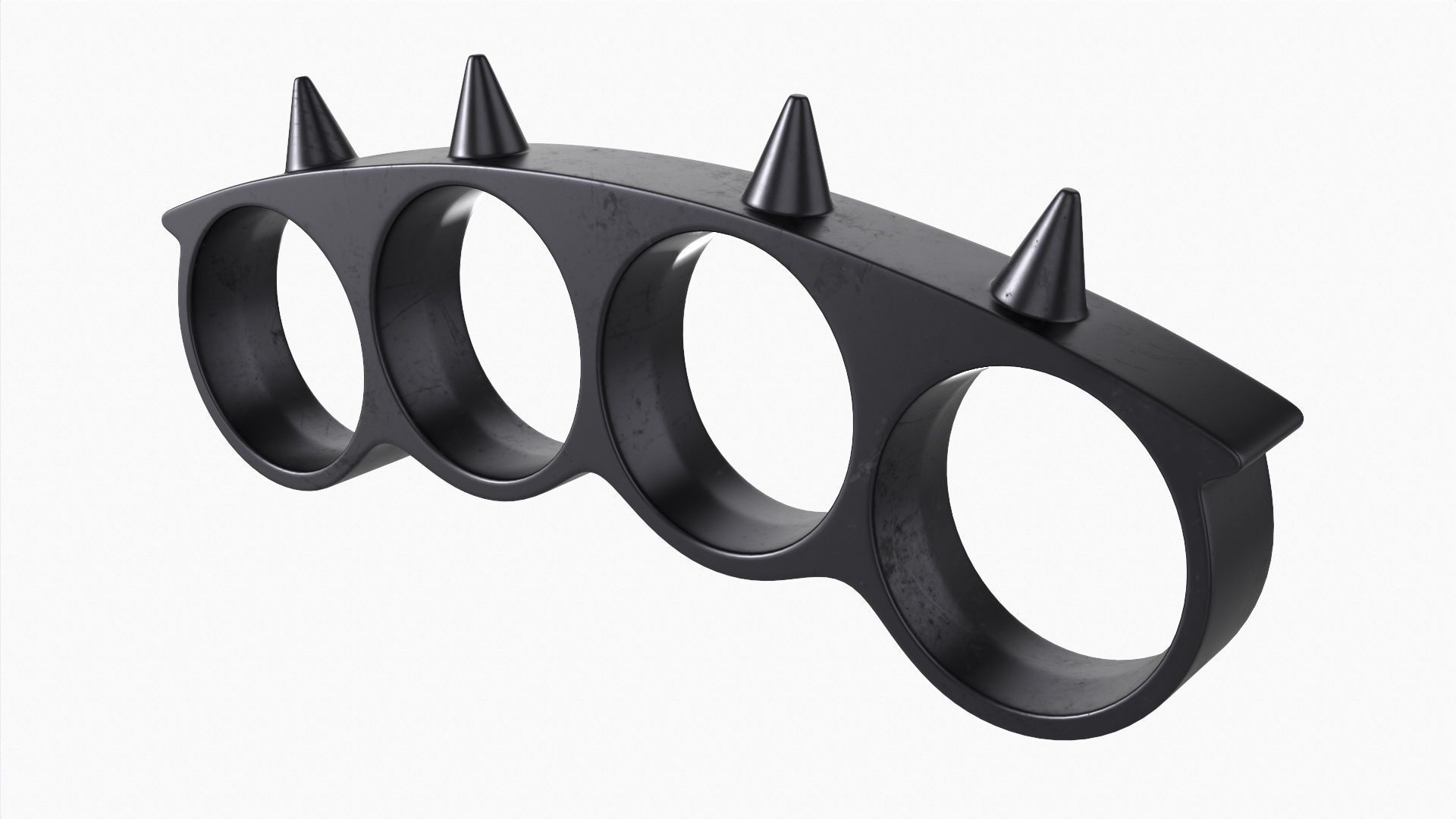 Knuckle spiked 3D model_3