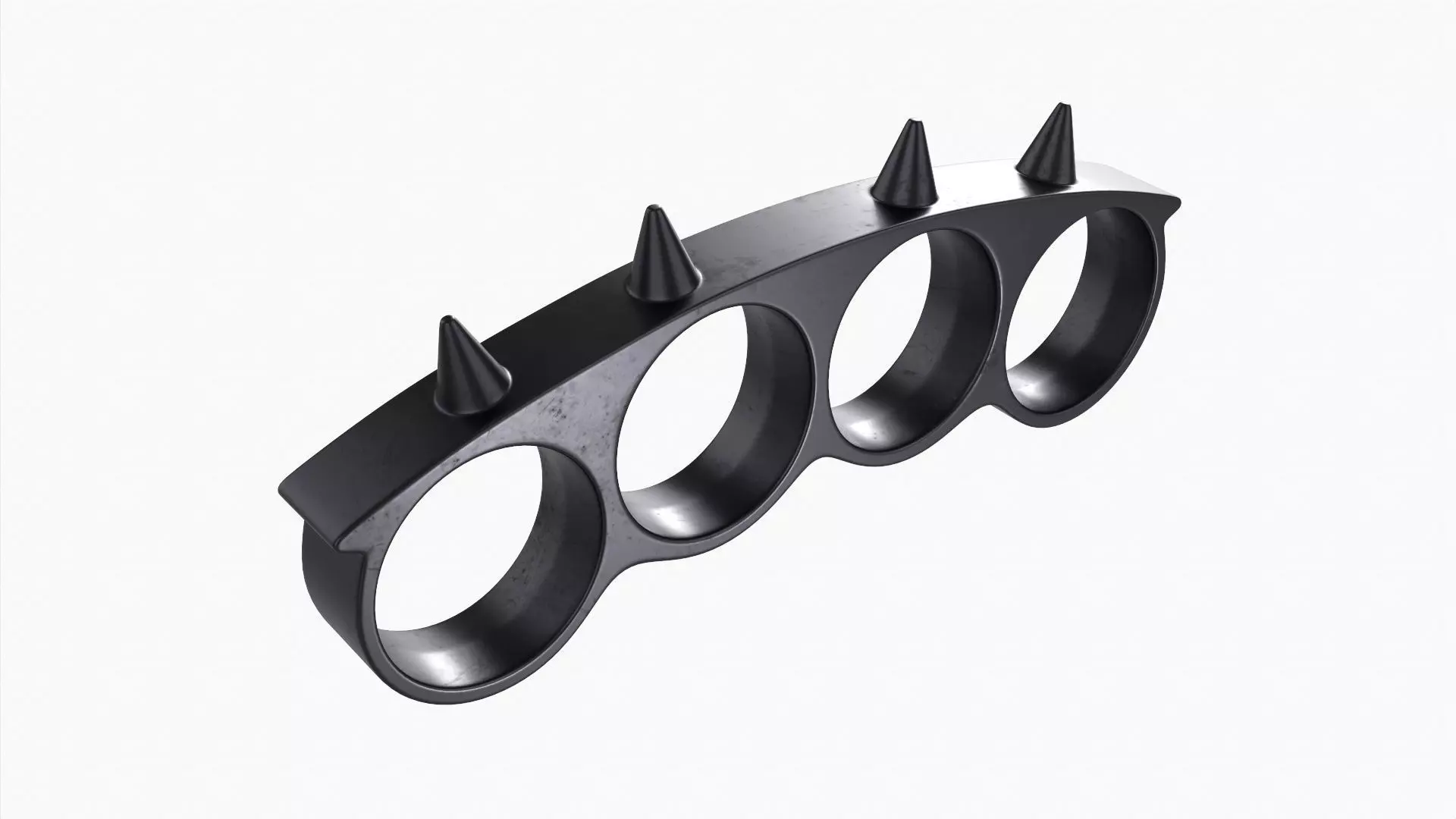 Knuckle spiked 3D model_0