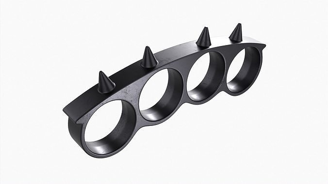 Knuckle spiked 3D model