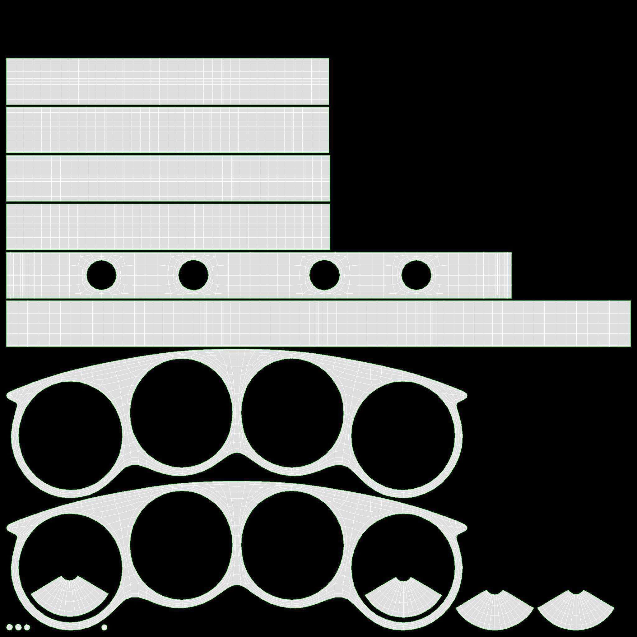 Knuckle spiked 3D model_7