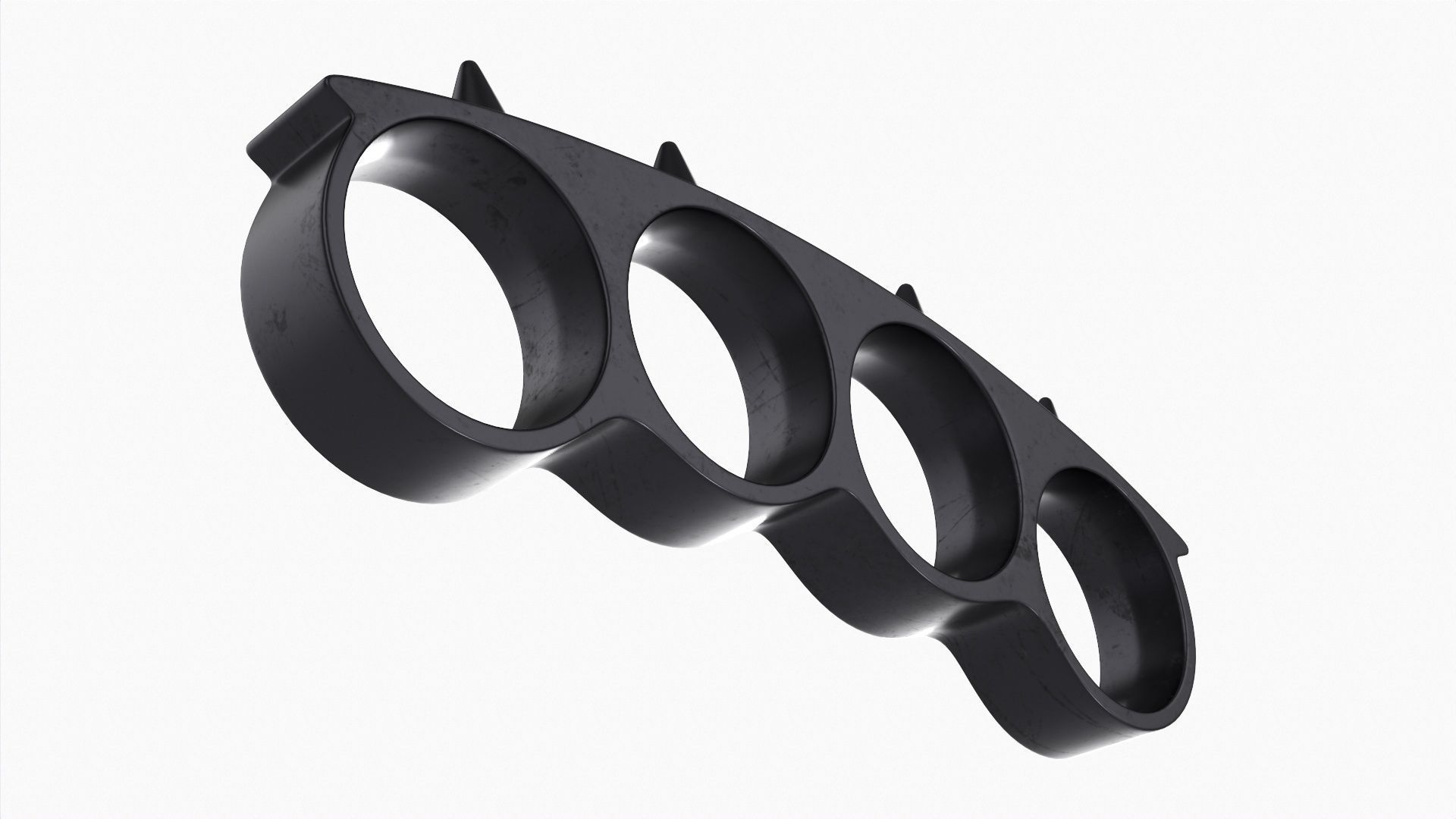 Knuckle spiked 3D model_2