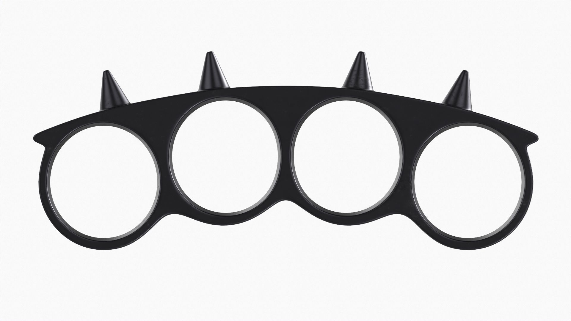 Knuckle spiked 3D model_4
