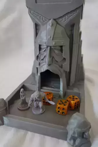 Dwarf 3D Printing Dice tower