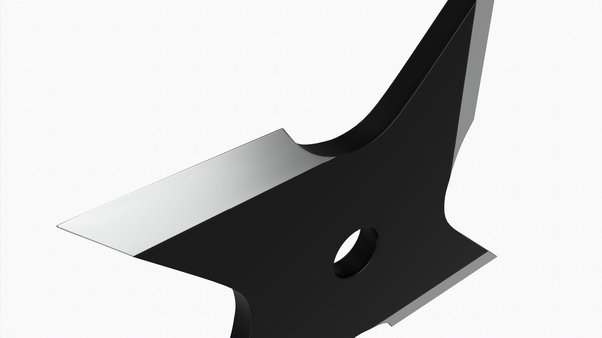 Shuriken ninja throwing knife 08 3D model_1