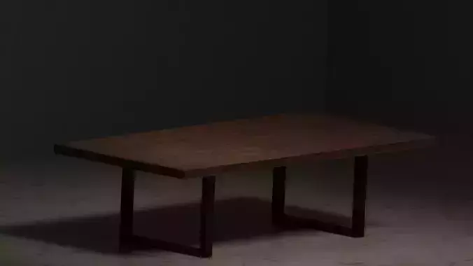 Wooden desk