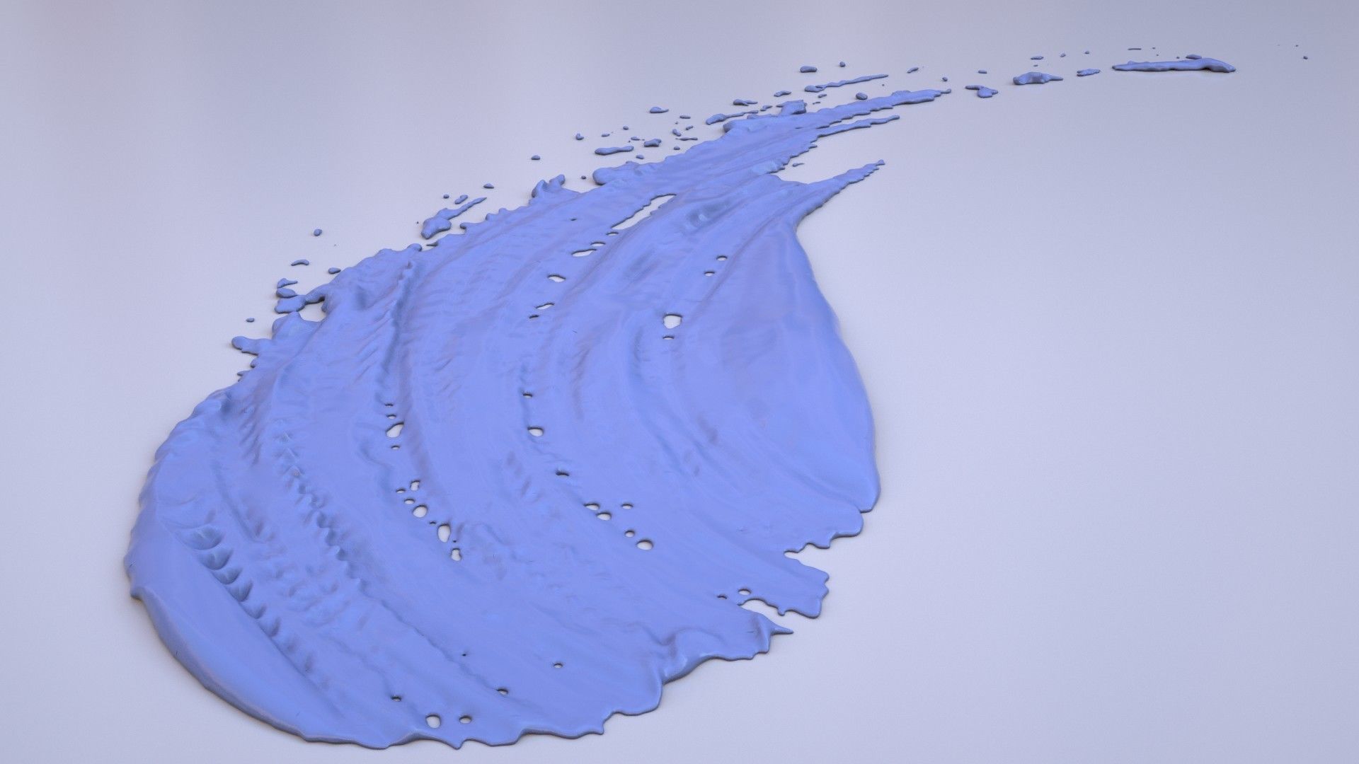 Paint Smear 2 3D model_1