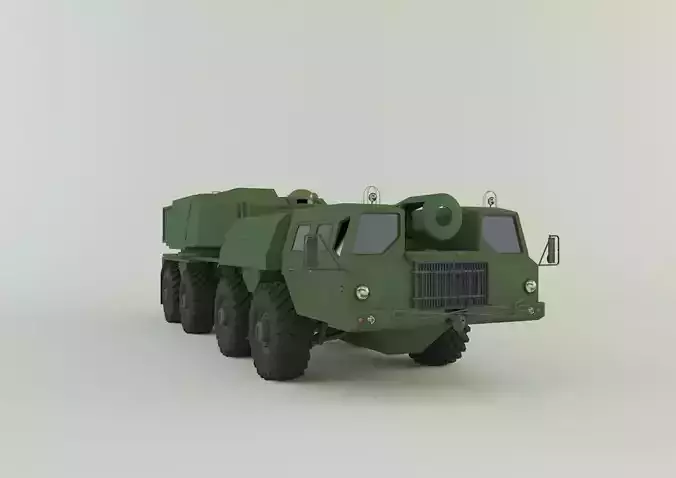 Russian Defense Gun A-222 3D model
