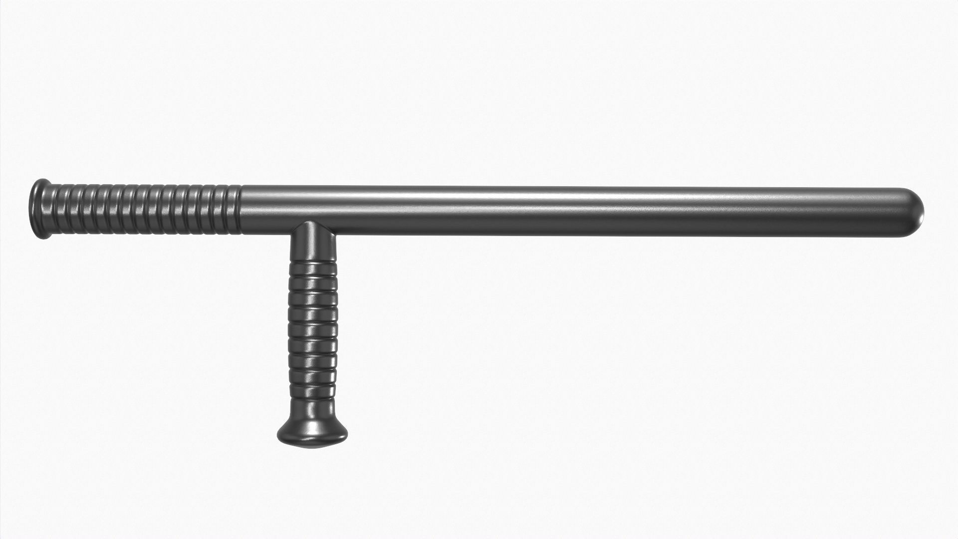 Tonfa plastic 3D model_2