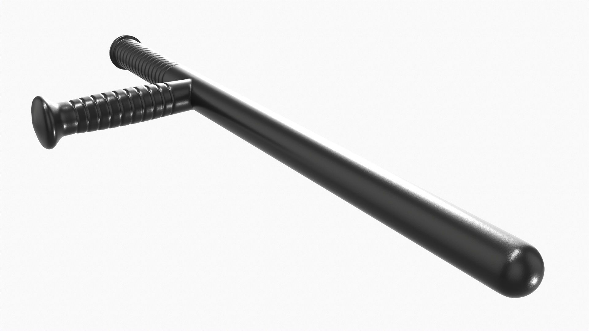 Tonfa plastic 3D model_4