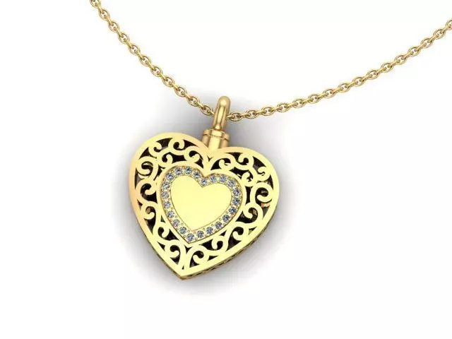 Hearth forever pendant 6 3D print model_0