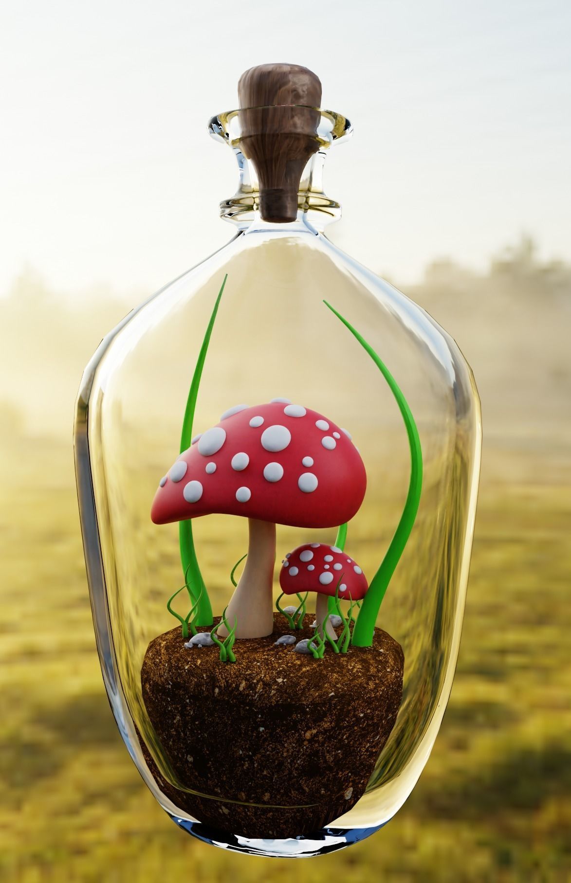 mashrom 3d project 3D model_6