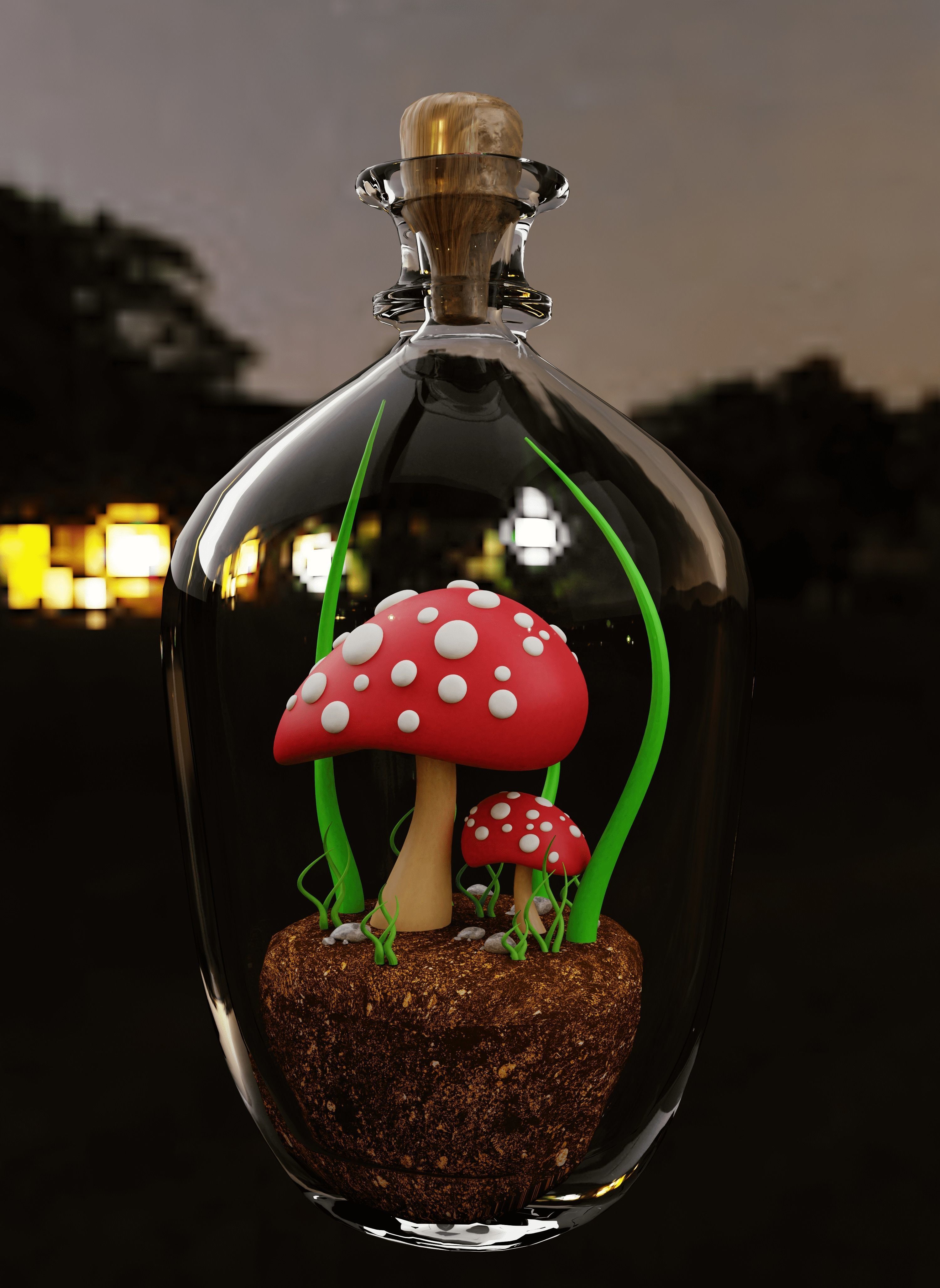 mashrom 3d project 3D model_5