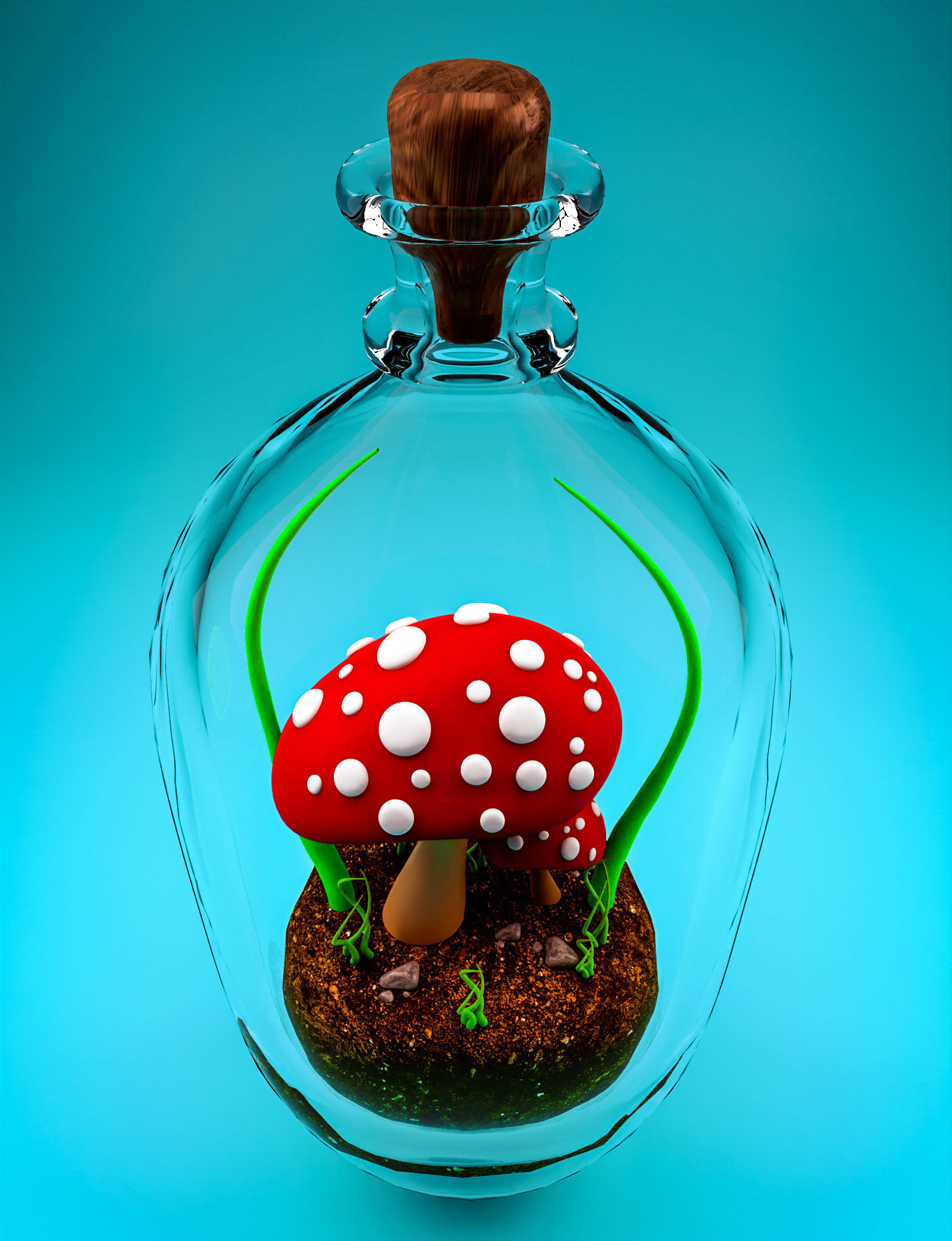 mashrom 3d project 3D model_1