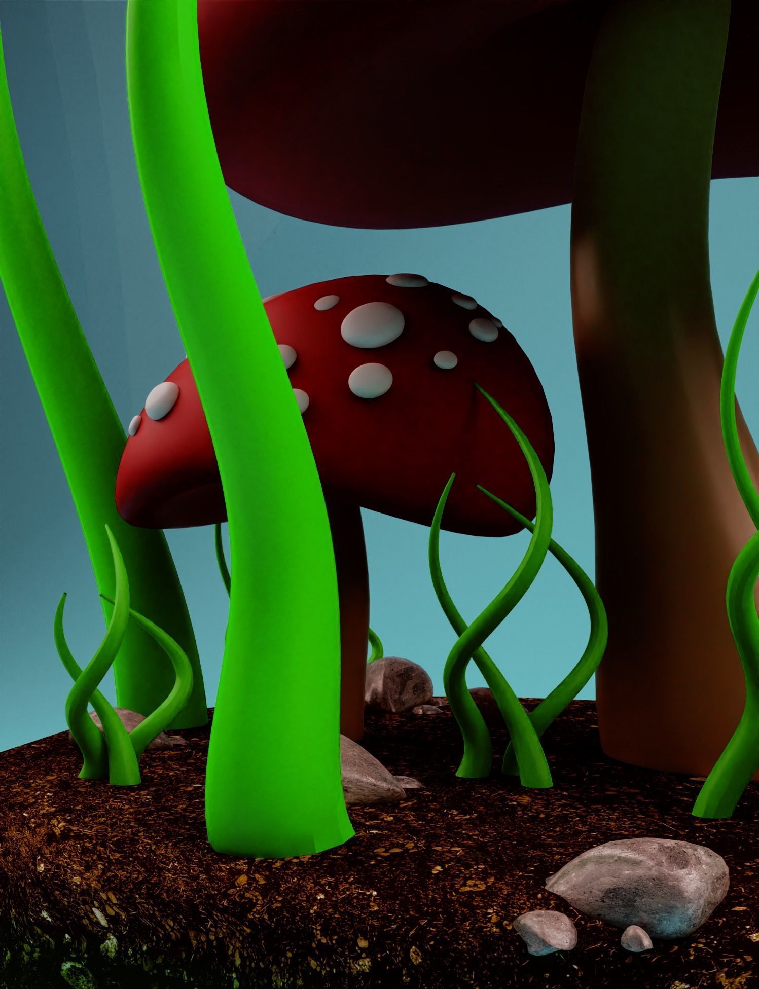 mashrom 3d project 3D model_4