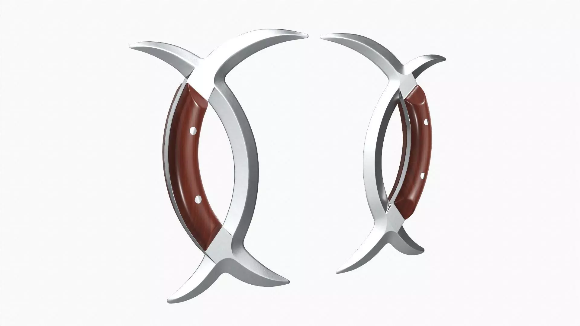 Moon knives Bagua 3D model