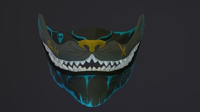 Cheshire Cat Mask - 3D print model 3D print model