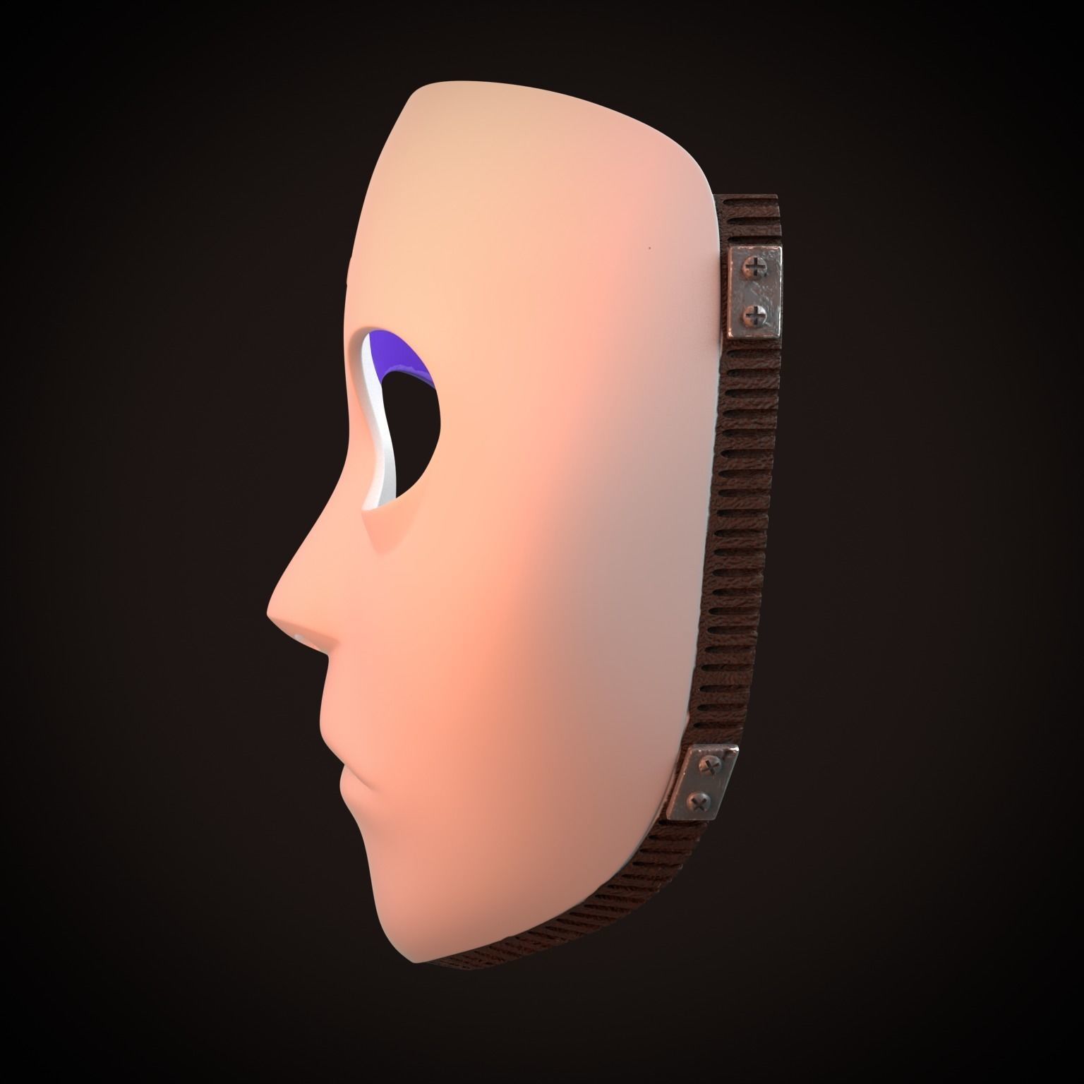 Sally Face Bloody 3D Model Stl File Printing  Halloween  3D print model_14