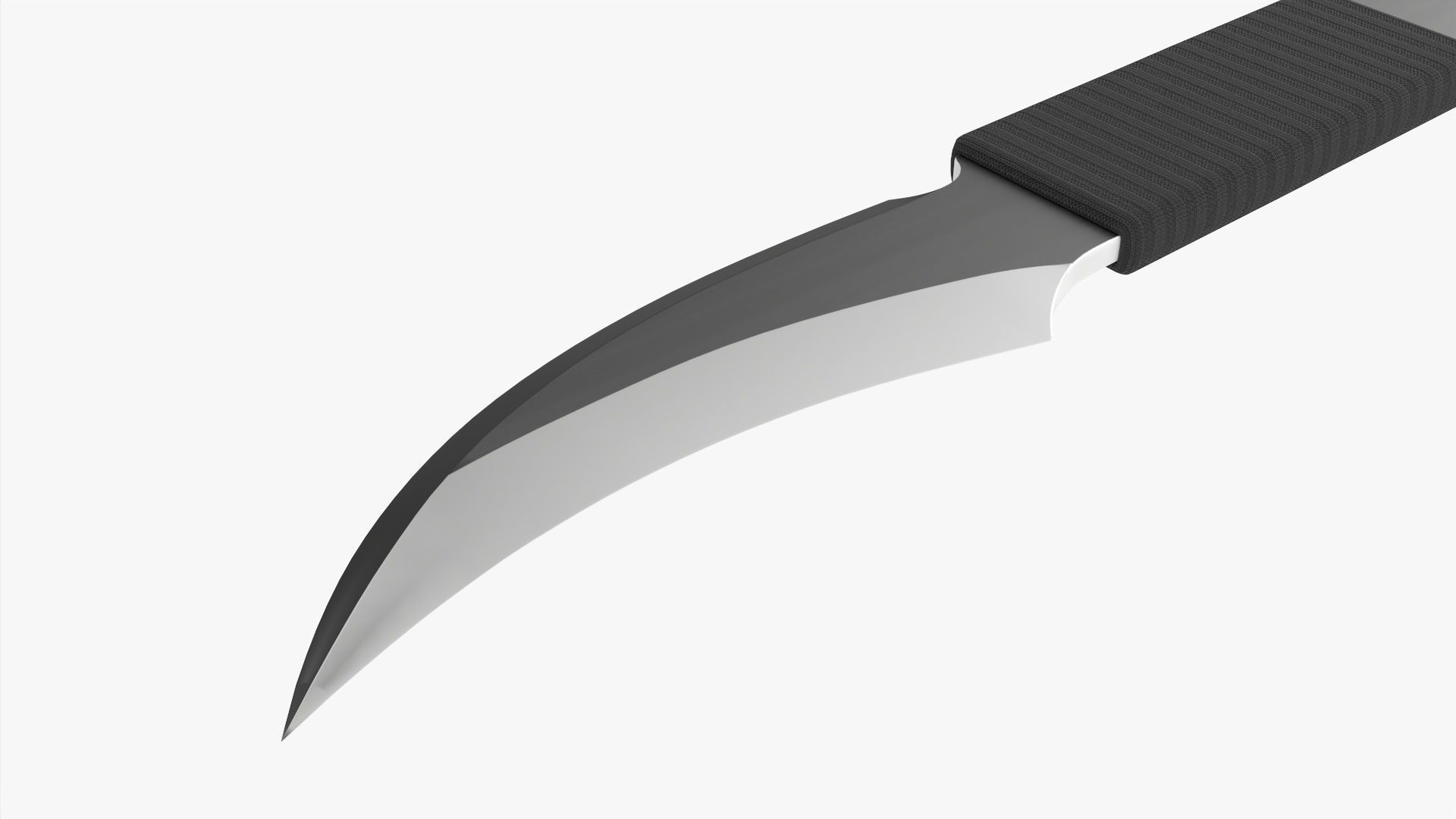 Throwing double bladed knife 3D model_4