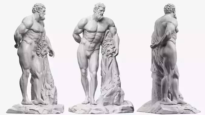 Heracles 3d Model statue of aphrodite