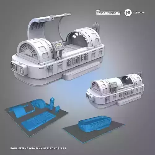 Book Of Boba Fett Bacta Tank Diorama