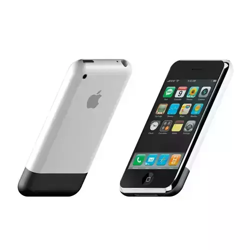 iPhone 2G - 2007 Original Apple iPhone 3D model