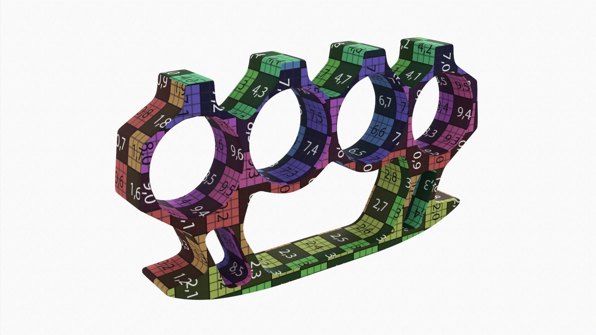 Knuckle bones 3D model_6