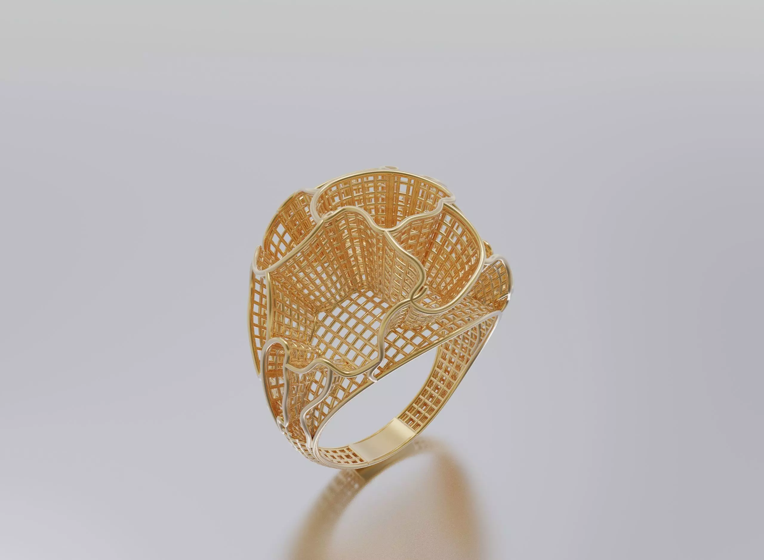 women ring 3D print model_0