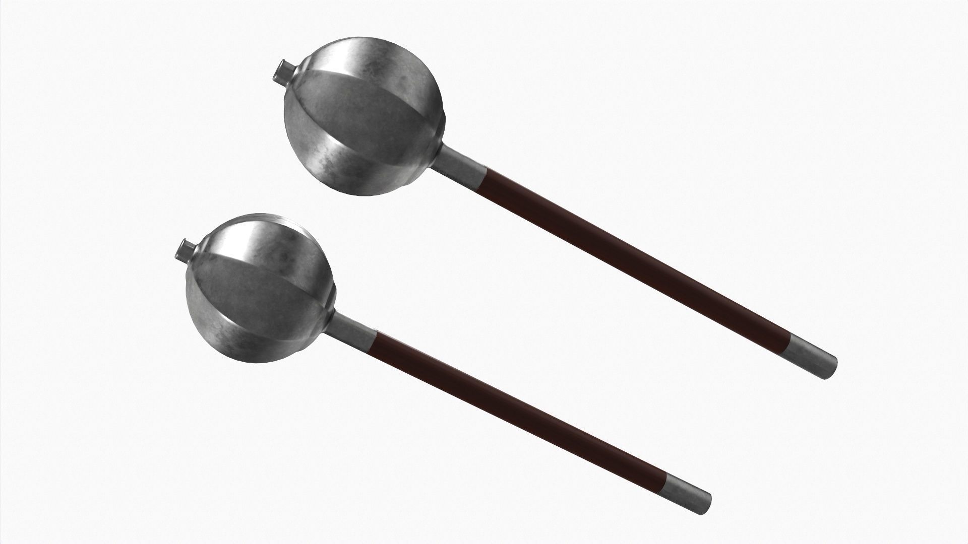 Melon hammer pair 3D model_4