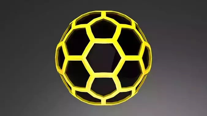 Hexagon Ball 3D model