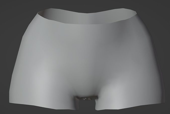 Woman pelvis Low-poly 3D model