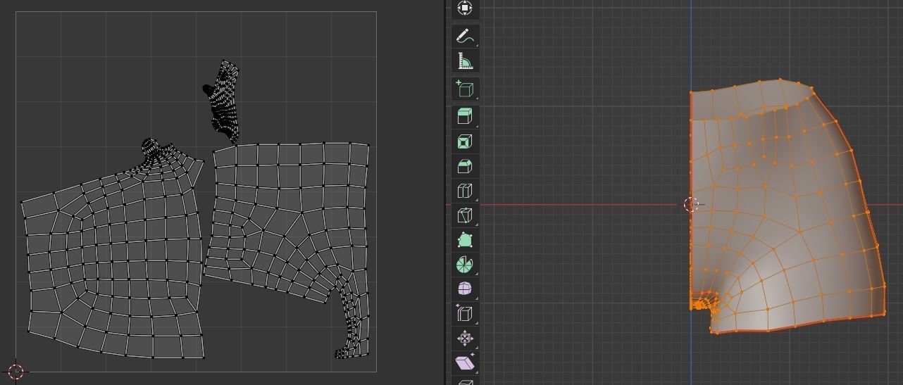Woman pelvis Low-poly 3D model_6