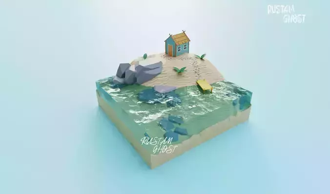 House next to the lake