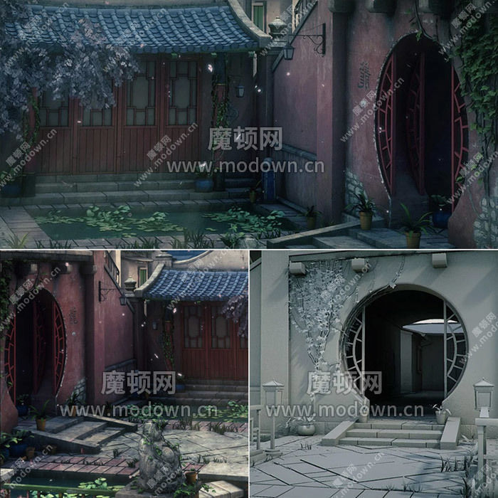 Chinese buliding Free 3D model_2