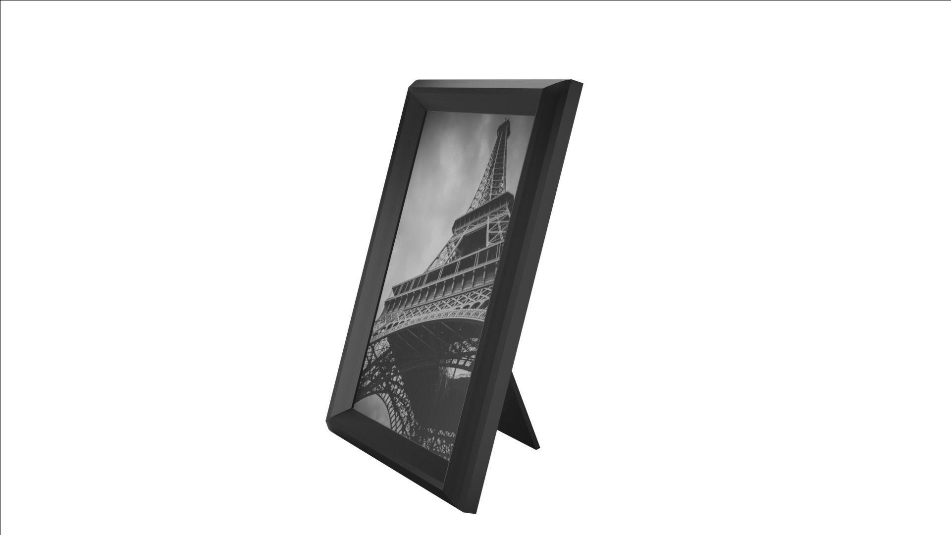Photo Black Frame Free low-poly 3D model_1