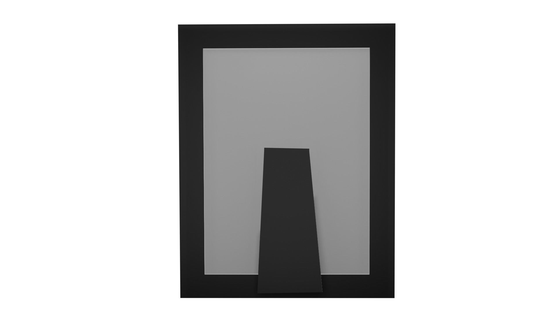 Photo Black Frame Free low-poly 3D model_4