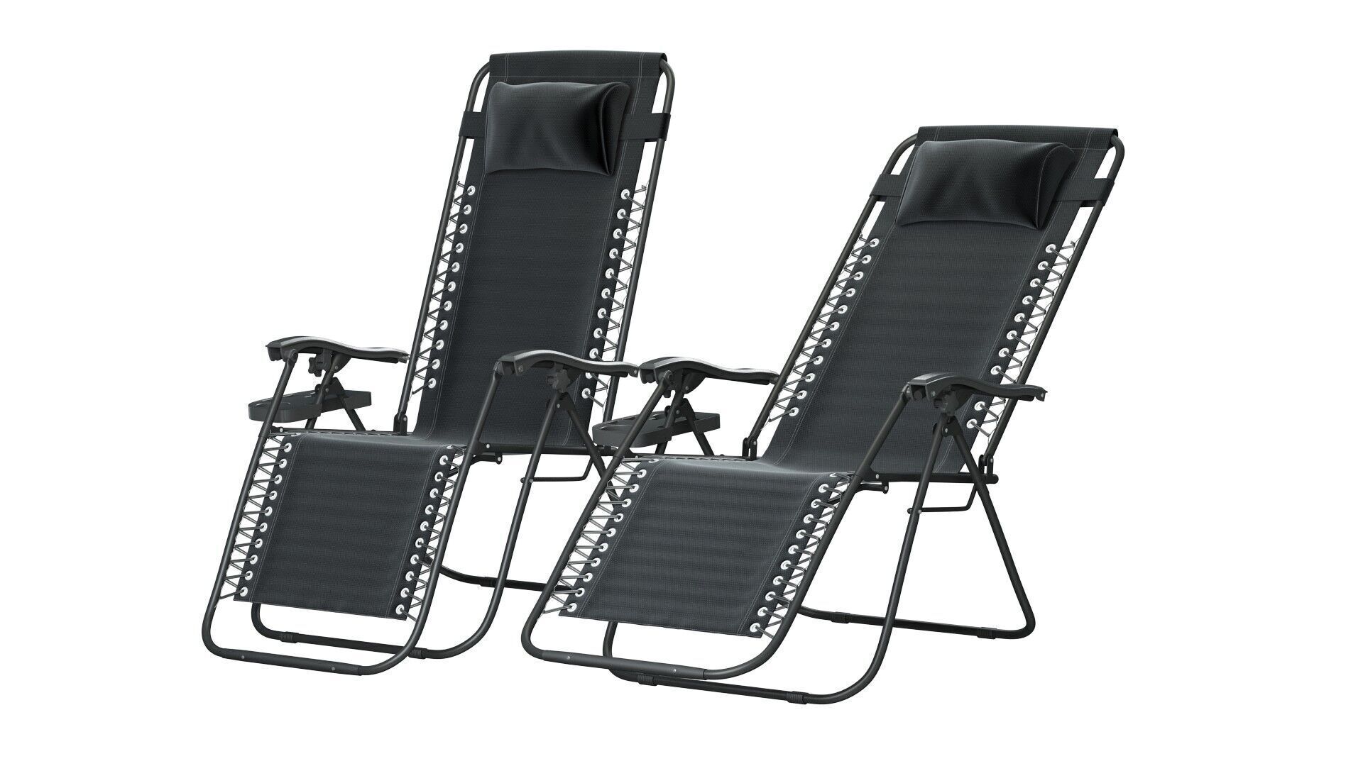 Belleze  Zero Gravity Chaise Lounge 3D model_6