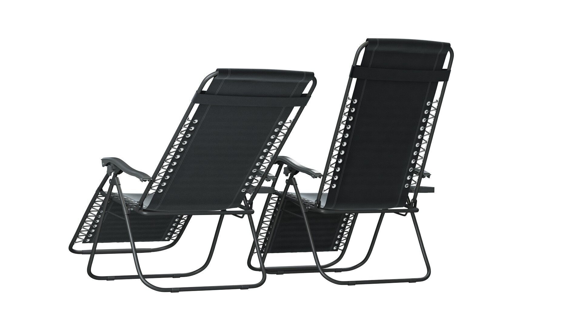 Belleze  Zero Gravity Chaise Lounge 3D model_4