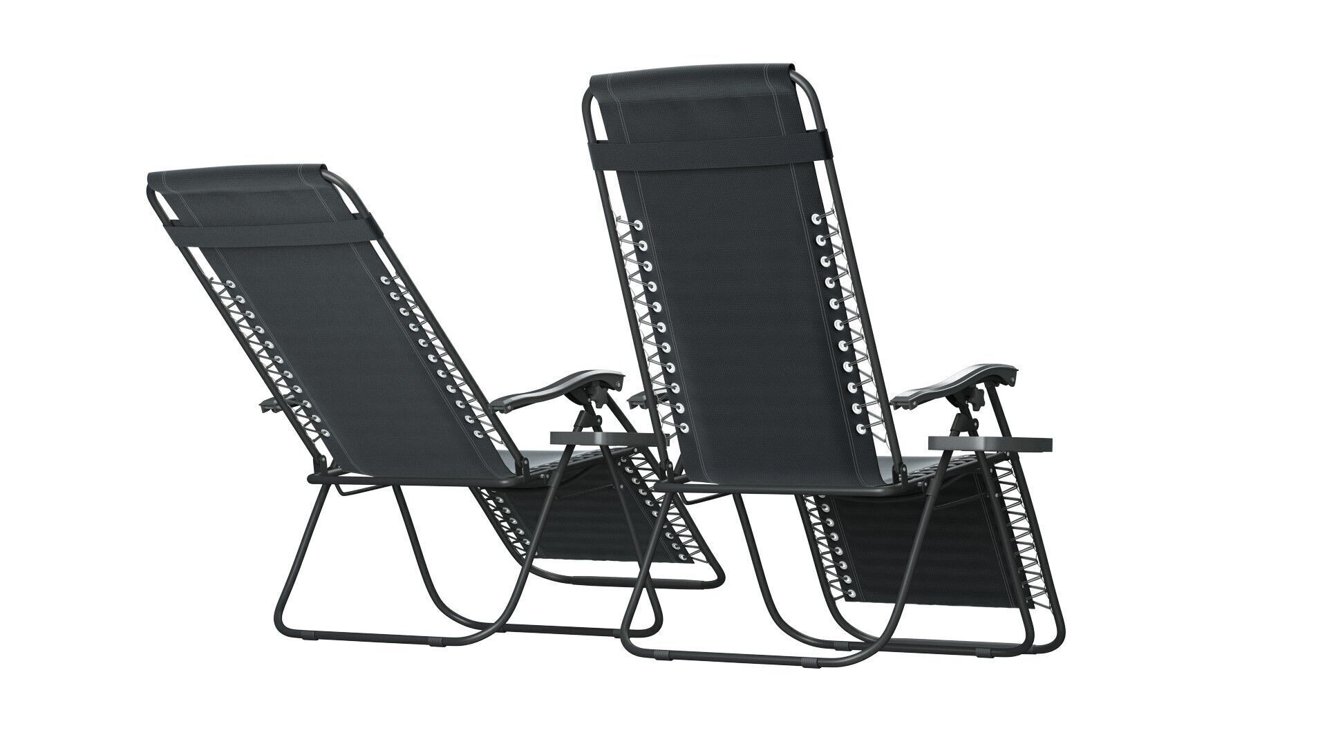 Belleze  Zero Gravity Chaise Lounge 3D model_2