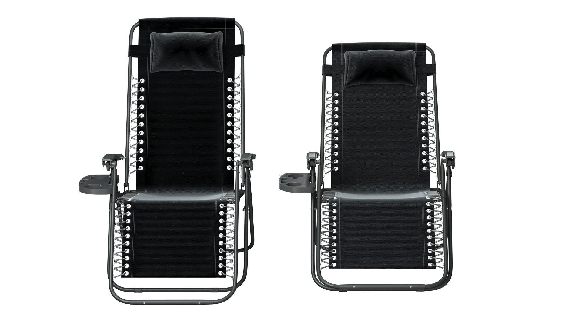 Belleze  Zero Gravity Chaise Lounge 3D model_7