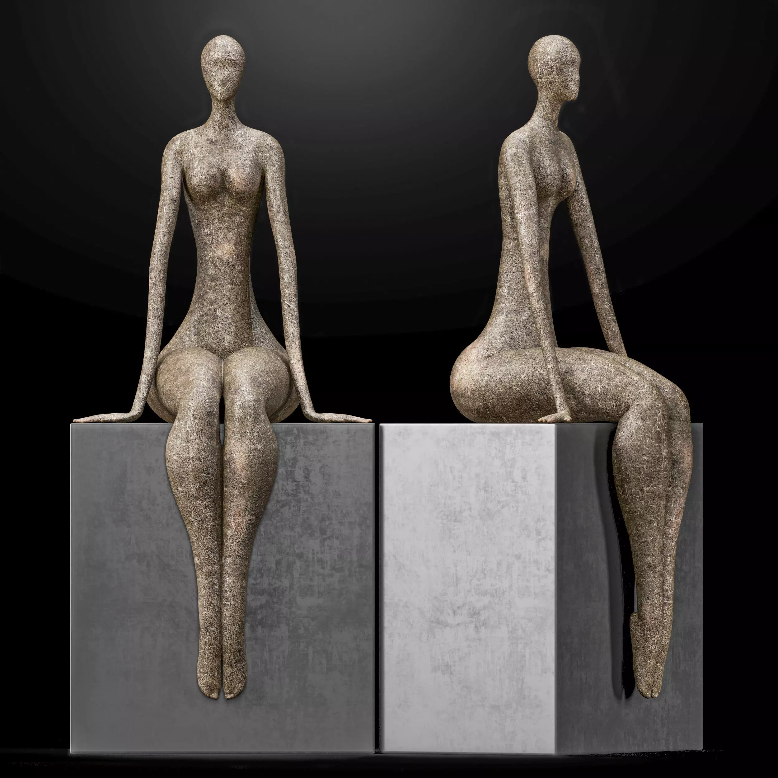 Marie-Madeleine Gautier Saint Lucia Sculpture Park 3D model_0