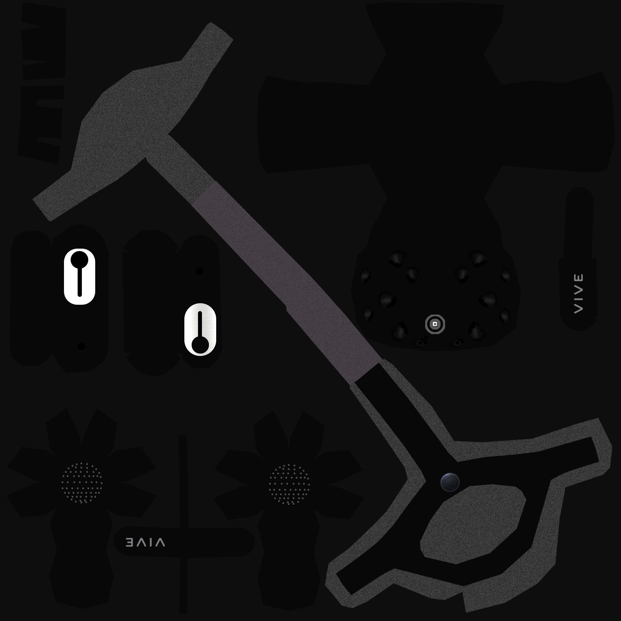 HTC VIVE Low-poly 3D model_7